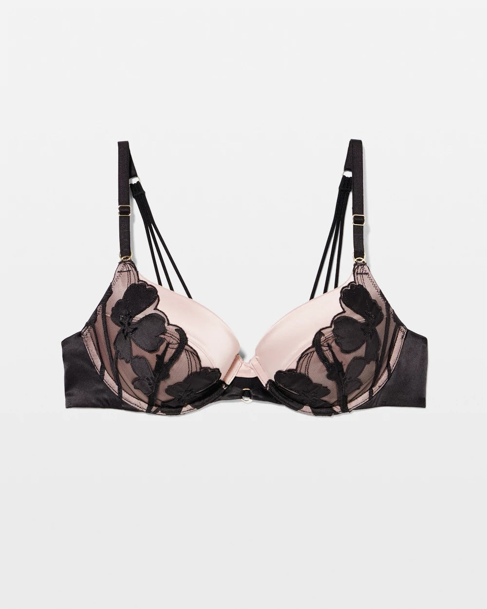 BLACK Soma’s Sexiest Applique Push-Up Bra