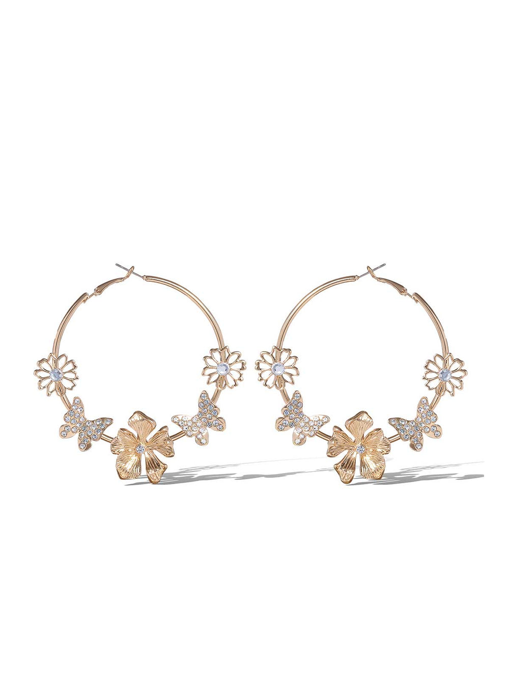 Accented Hoop Earrings - Jessica Simpson Online