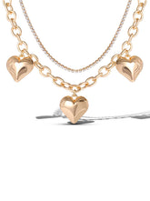 3 Hearts Layered Necklace - Jessica Simpson Sale