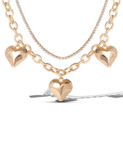 3 Hearts Layered Necklace - Jessica Simpson Sale