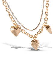 3 Hearts Layered Necklace - Jessica Simpson Sale