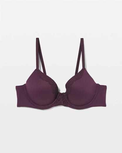 PLUM PERFECT Embraceable Perfect Coverage Bra with Crochet Lace
