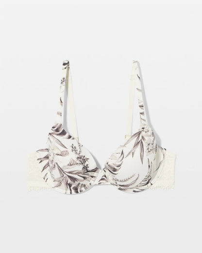 PALM PERFECT M CHAMPAGNE Embraceable Demi Bra with Lace Trim