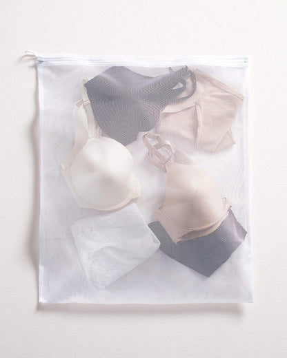 WHITE Lingerie Wash Bag