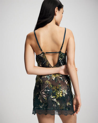 FERN FANTASY DARK HARBOUR Silk Burnout Chemise