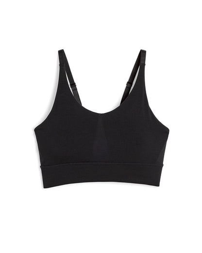 BLACK Wireless Pocketed Comfort Bra