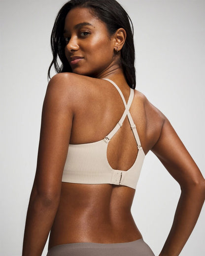 SIMPLY TAUPE Rib Adjustable Bralette