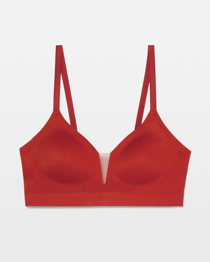 SIERRA REDWOOD Convertible Bralette with Mesh Trim