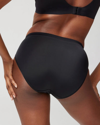 BLACK High-Leg Brief Panty