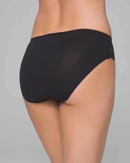 BLACK Hipster Panty with Lace