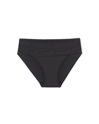 BLACK Hipster Panty with Lace