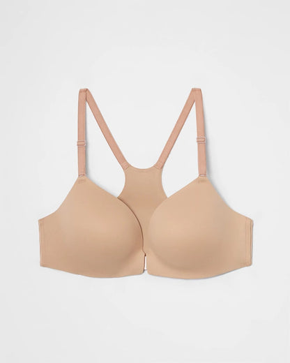 WARM AMBER Front-Close Racerback Bra