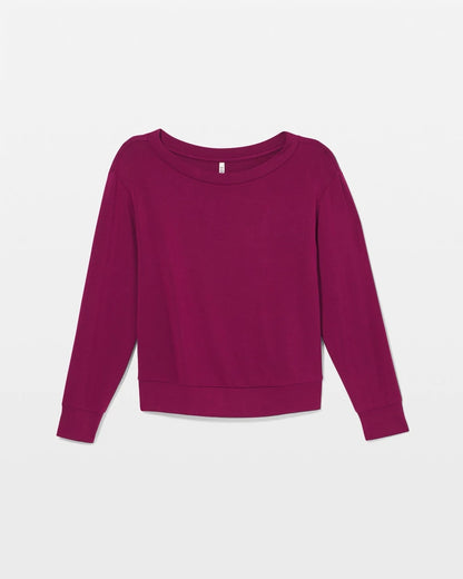 POMEGRANATE WINE Long-Sleeve Pajama Top