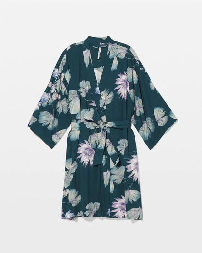 HAVEN BOTANICAL DARK SEA Short Robe