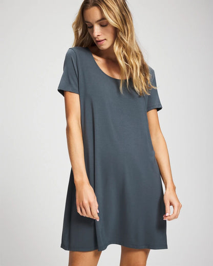 PETROL Short Sleeve Scoop Neck Sleepshirt