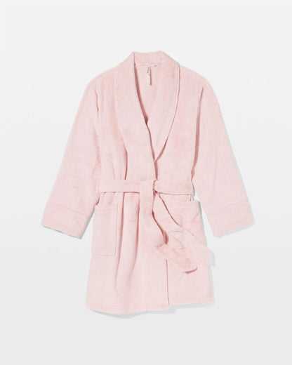 PRETTY PINK Plush Short Robe