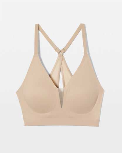 WARM AMBER Racerback Mesh Bralette