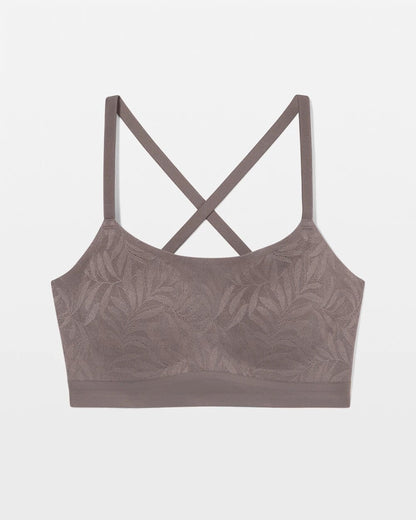 GRAY ABYSS Lace Adjustable Bralette