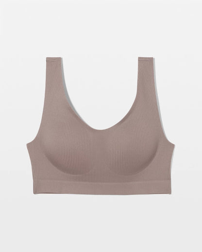 DARK TAUPE Rib Bralette