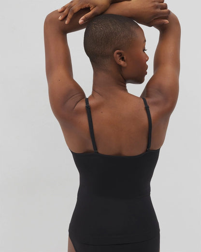 BLACK Mid-Level Shaping Seamless Cami