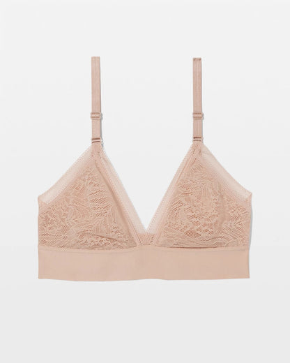 HUSH Triangle Bralette with Lace