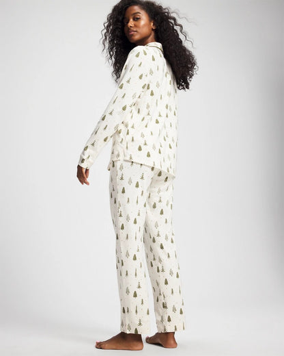 FESTIVE FIRS CHAMP DREAMS Ankle Pajama Pant