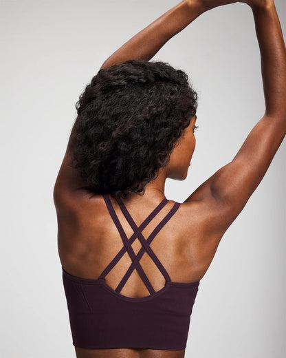 PLUM PERFECT Longline Bra with Strappy Back