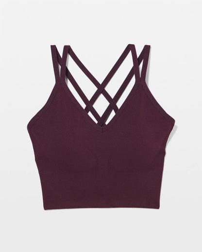 PLUM PERFECT Longline Bra with Strappy Back