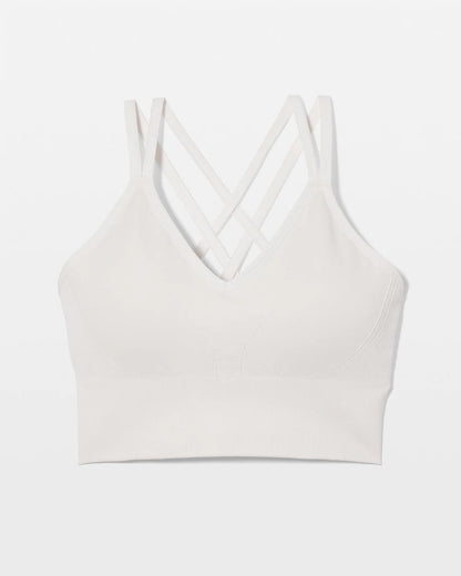 COCONUT Longline Bra with Strappy Back