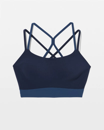 NAVY/INK BLUE Racerback Yoga Bra