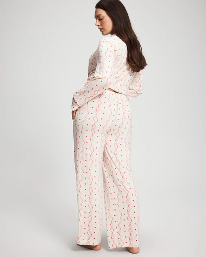 COQUETTE VALENTINE CHAMP Printed Pajama Pants