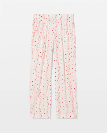 COQUETTE VALENTINE CHAMP Printed Pajama Pants