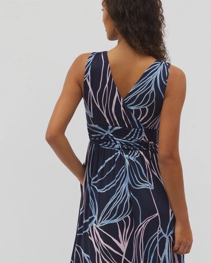 SO RELEAFED GRAND NAVY Goddess Maxi Bra Dress