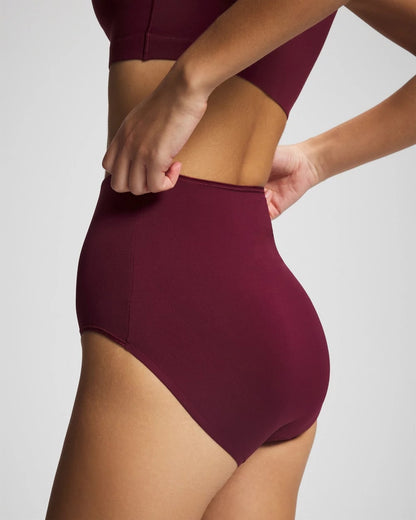 VELVET PLUM High-Waist Brief Panty