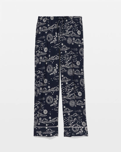 COSMIC BALLET NAVY Printed Pajama Pant