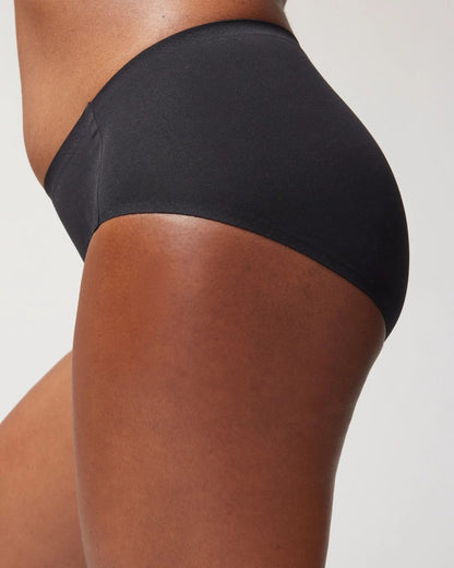 BLACK Soft Stretch Modern Brief Panty