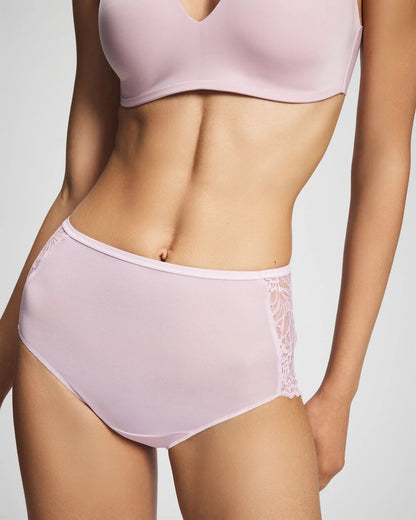 VINTAGE LILAC Lace Back Modern Brief Panty
