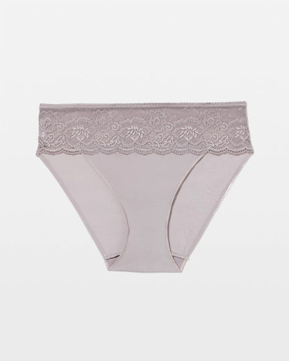 MINERAL GRAY Edge Hipster Panty with Lace