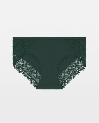 LUSH EMERALD Hipster Panty with Enchanting Lace