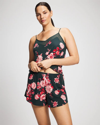 COTTAGE FLORAL GREEN Pajama Short