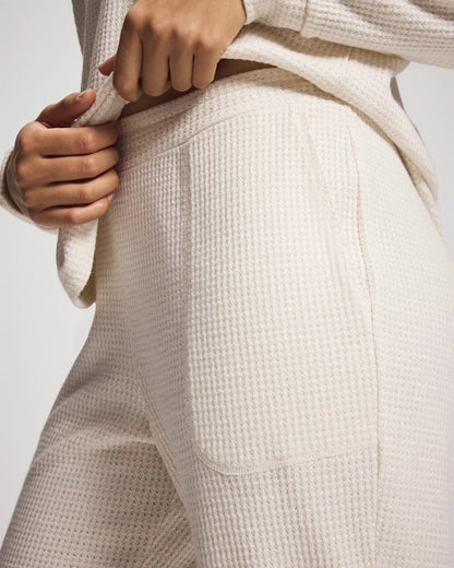 CHAMPAGNE DREAMS Cozy Waffle Banded Pajama Bottom