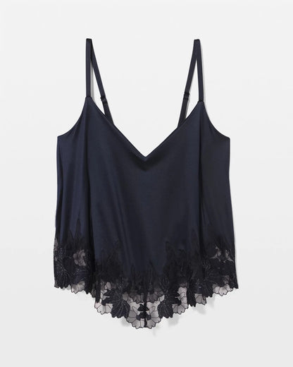 MIDNIGHT SKIES Soma’s Sexiest Luster Knit Embroidered Pajama Cami