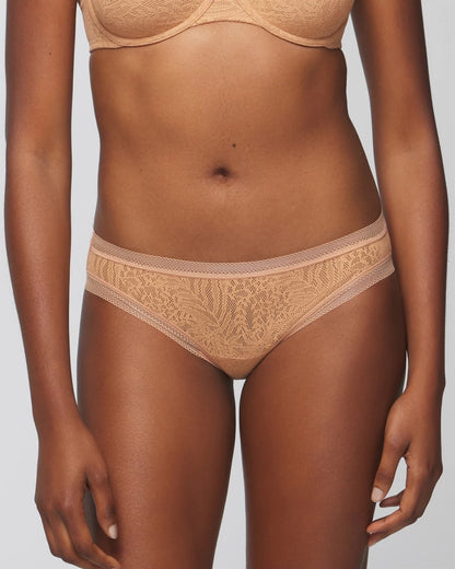 CREME BRULEE Soma Hipster Panty with Stretch Lace