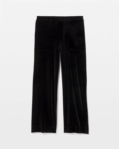 BLACK Velvet Relaxed Pajama Pant