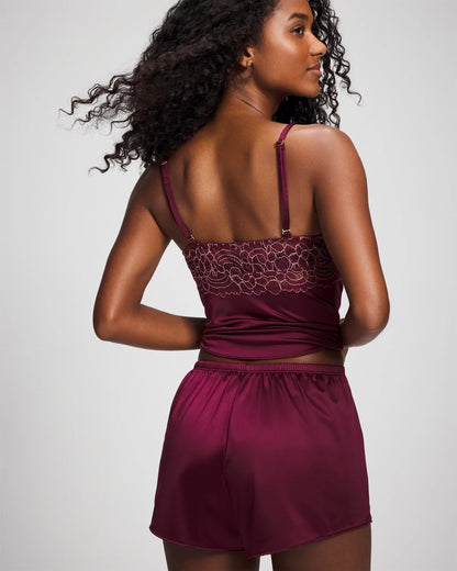 VELVET PLUM Pajama Short