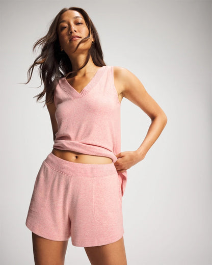 CAMEO PINK/DUSTY ROSE CozyLuxe Pajama Short