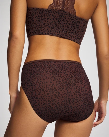 HOT SPOT MOCHA MINI Edge High-Leg Panty