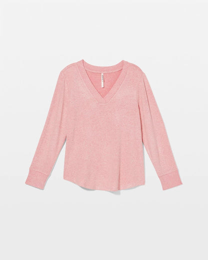 CAMEO PINK/DUSTY ROSE Long Sleeve Pajama Tee