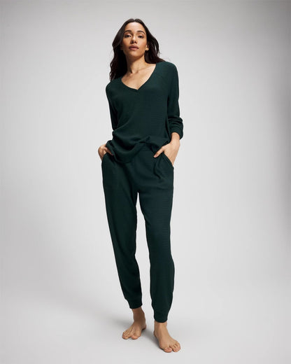 GREEN JOLIE Banded Pajama Bottom