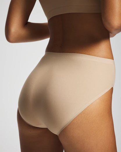 WARM AMBER Soft Stretch High Leg Panty